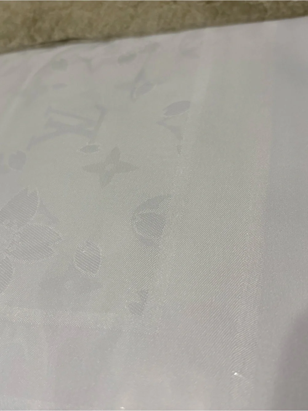 Louis Vuitton luxury vibes light blue monogram scarf 35x35 inch‼️LAST ONE LEFT